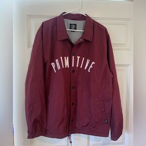 Primitive maroon jacket